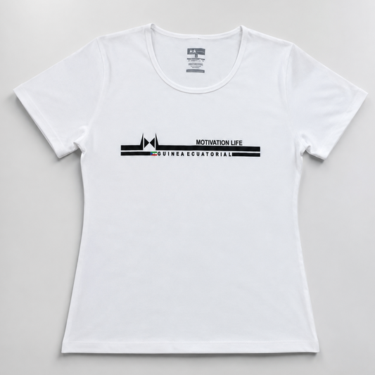 Camiseta M.E. Identity Mujer – Algodón Blanco | Performance Mentality