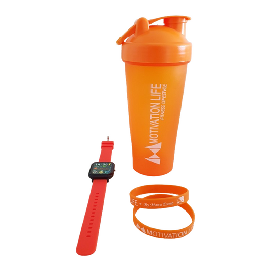 Smartwatch + shaker y pulsera gratis
