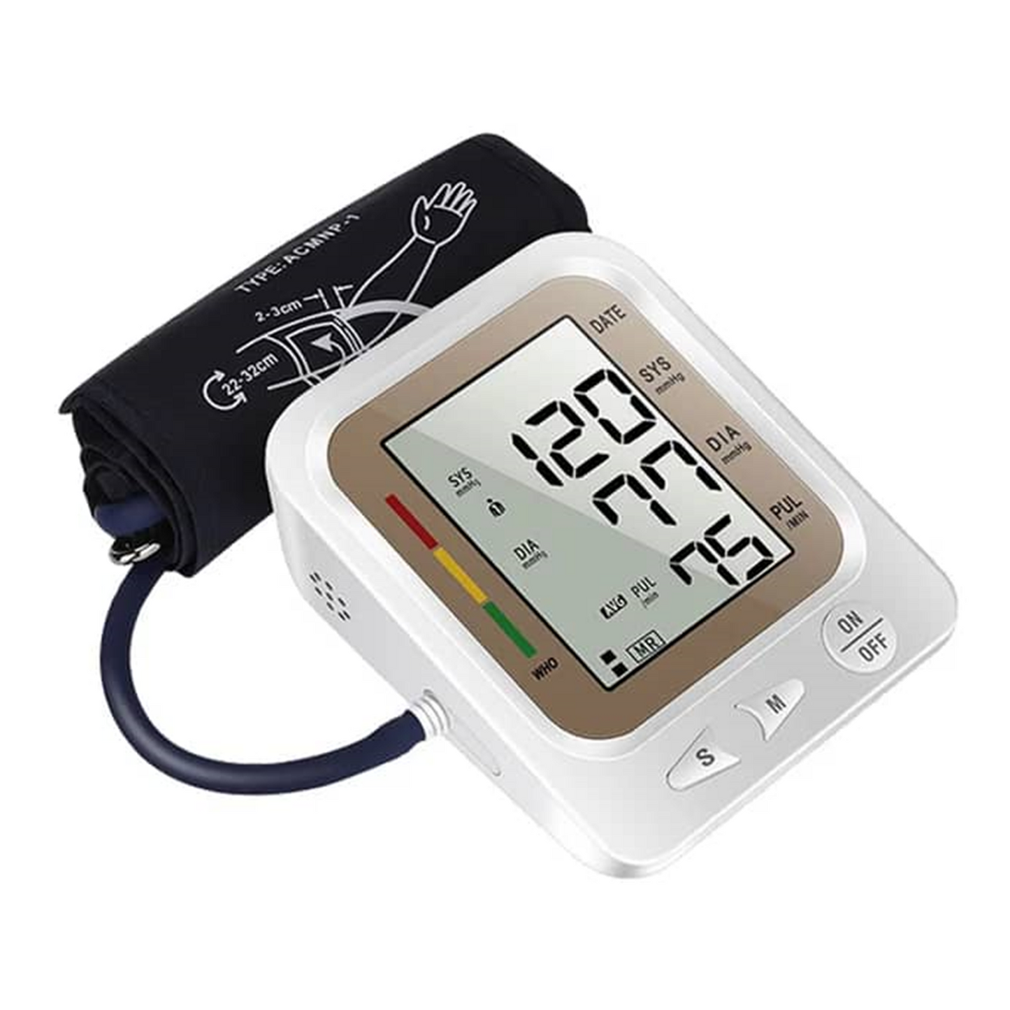 Tensiómetro digital de brazo con voz inteligente
