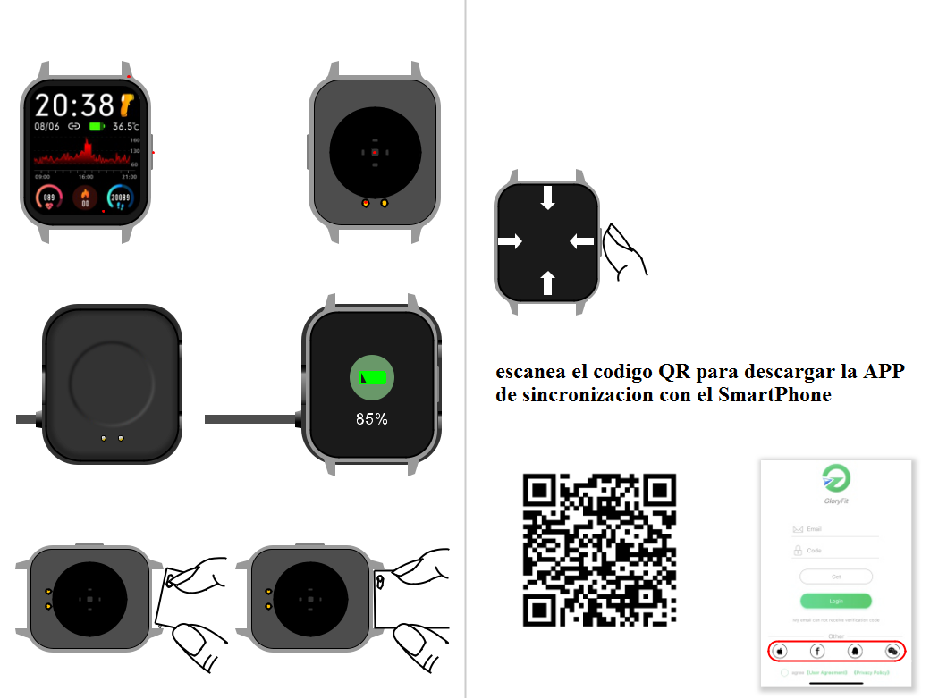 Smart Watch Q9 Pro