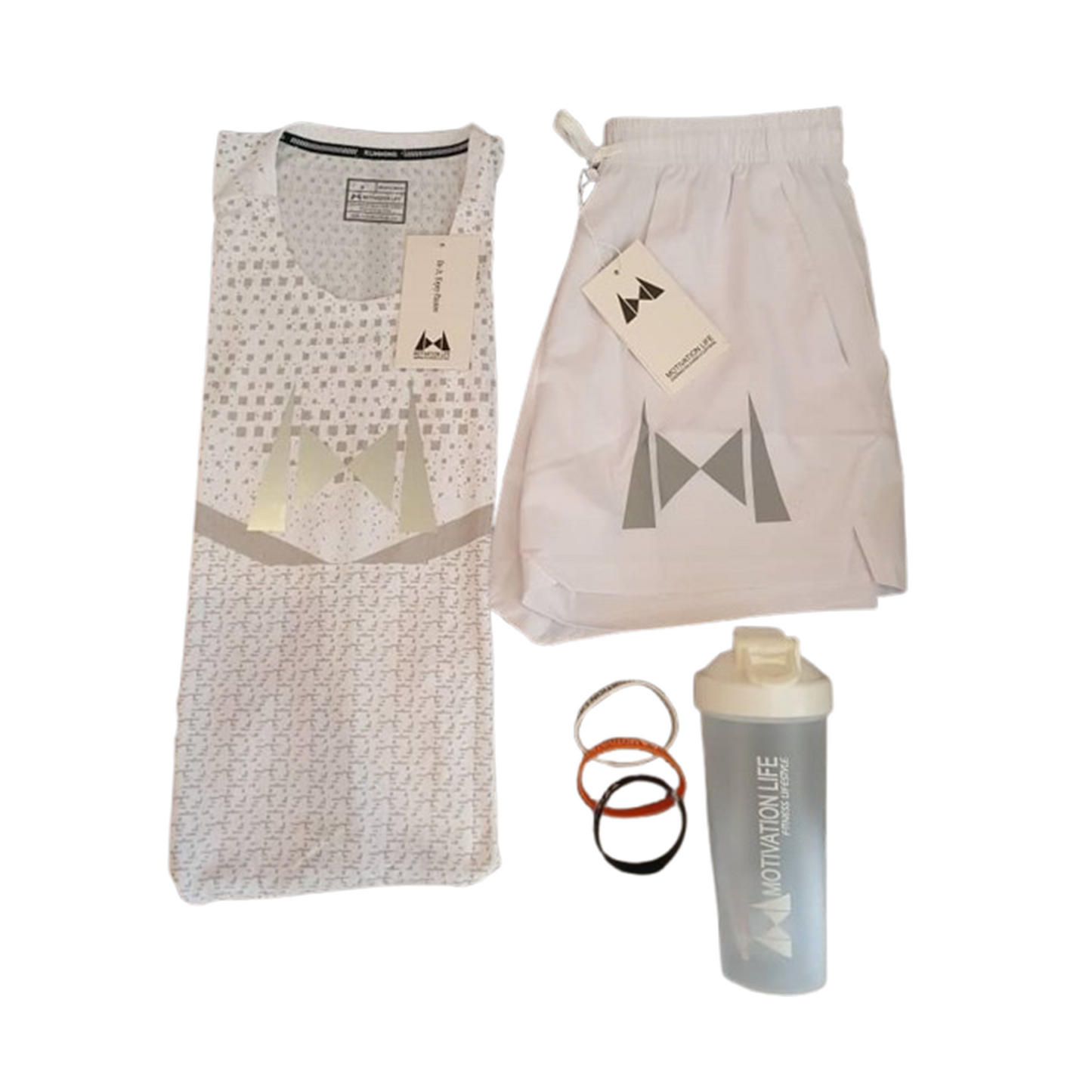 Conjunto Deportivo Golden Star All White