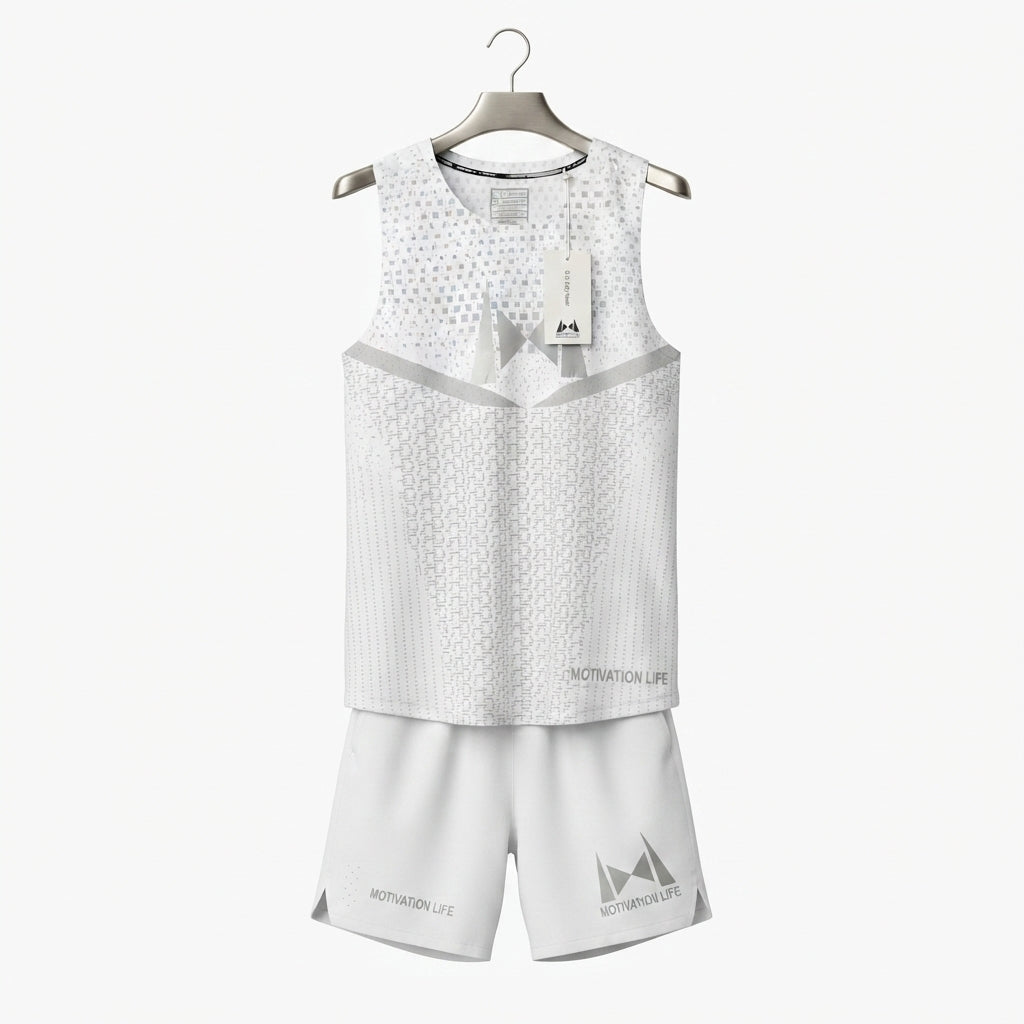 Conjunto Deportivo Golden Star All White – Elegancia, Comodidad y Rendimiento