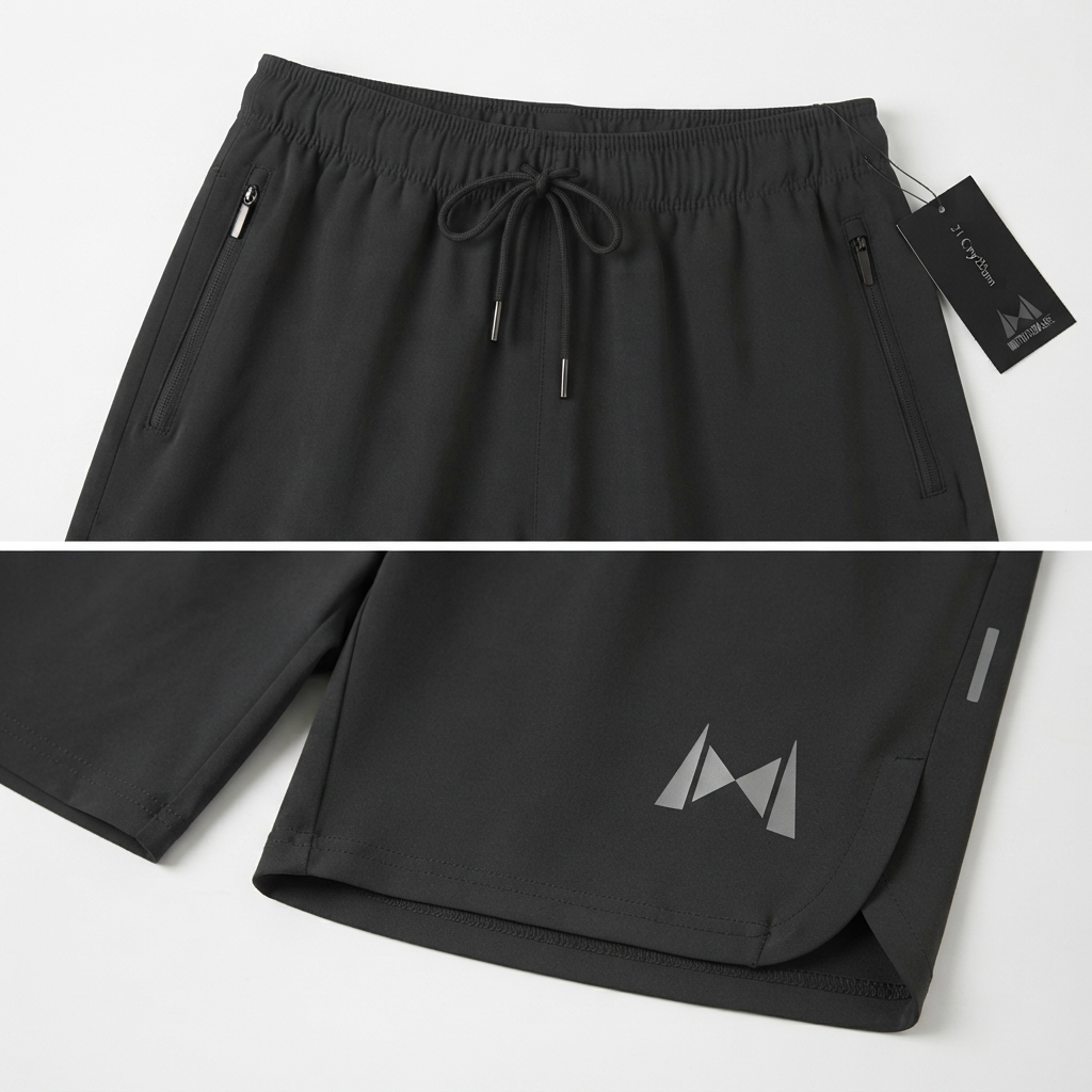 Pantalón Corto Deportivo Golden Premium – Comodidad, Seguridad y Estilo.