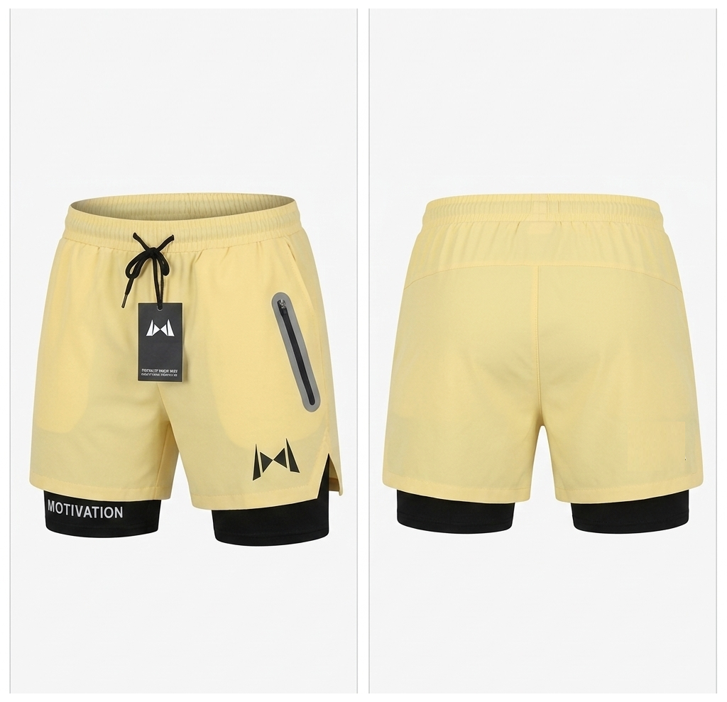 Pantalón Deportivo Golden Leg con Malla de Compresión Integrada