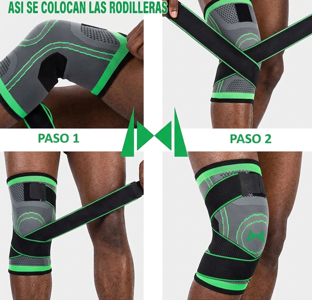 Rodilleras Leg Protect de doble vendaje