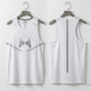 Camiseta sin mangas Golden Star White