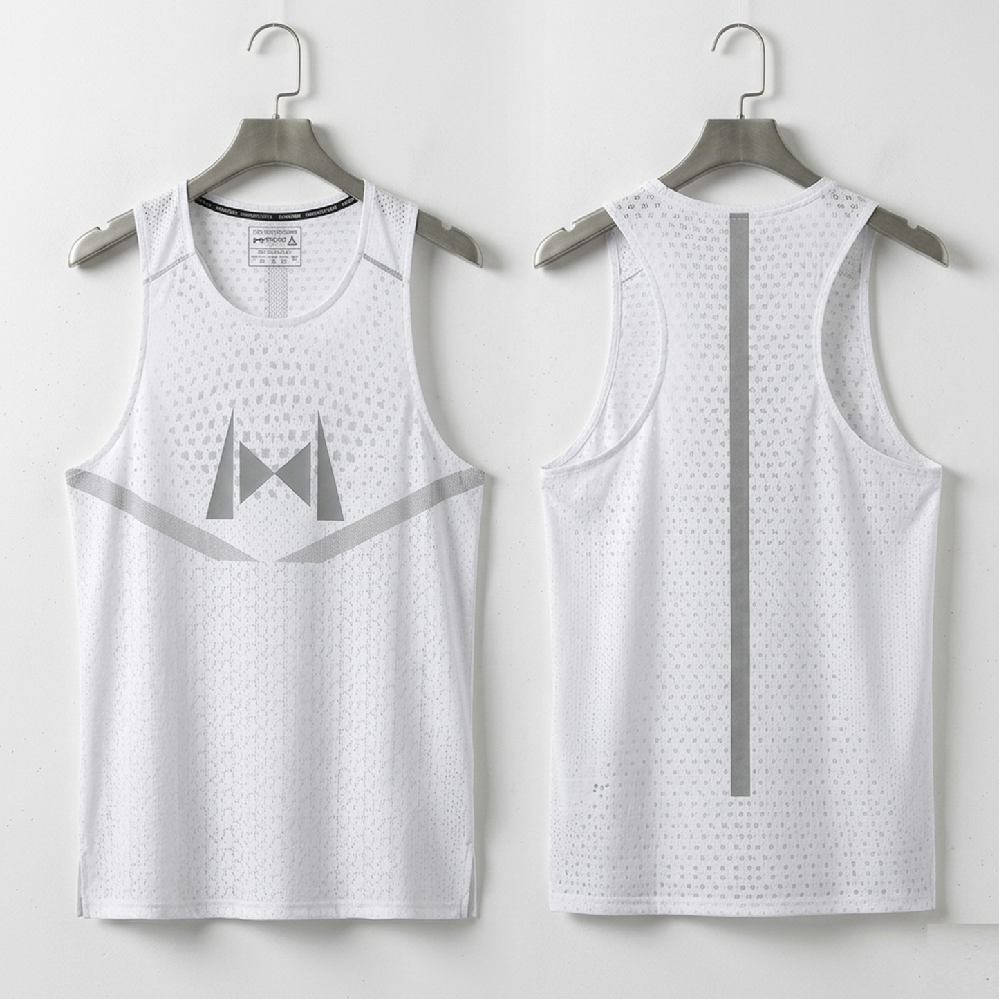 Camiseta sin mangas Golden Star White
